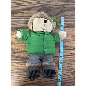 Starbucks Coffee Bearista Teddy Bear Plush 2011 104th Edition Winter Trapper Hat